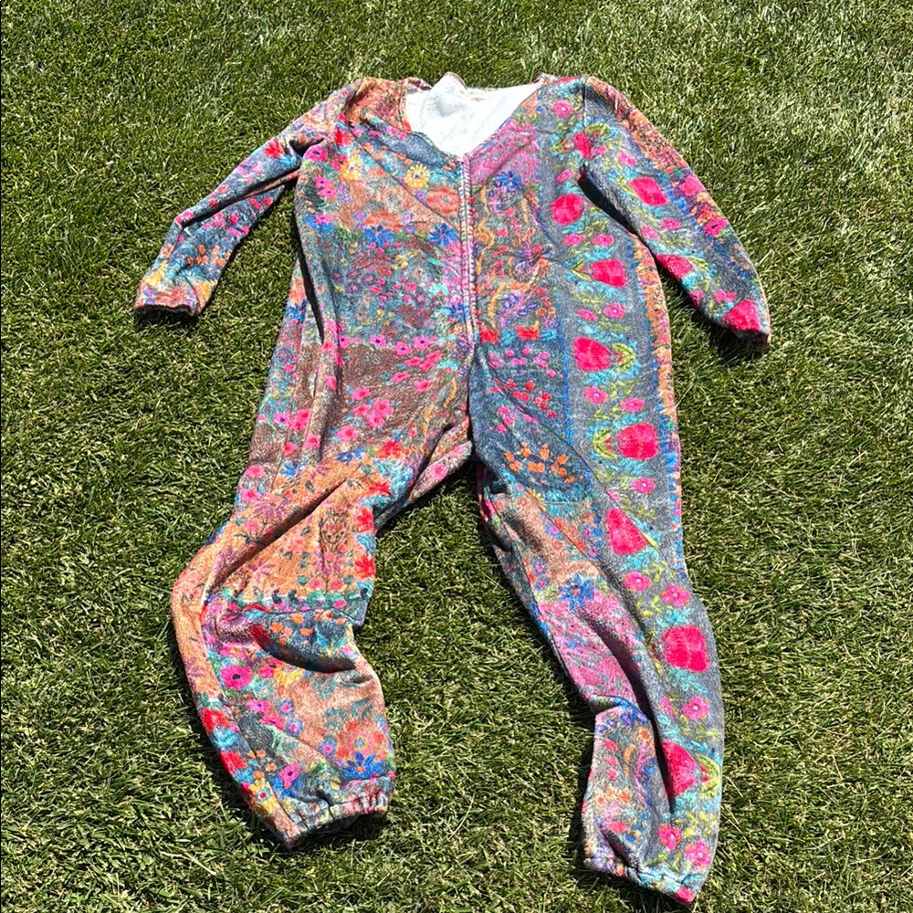 NATURAL LIFE Colorful Floral Pajama Onesie